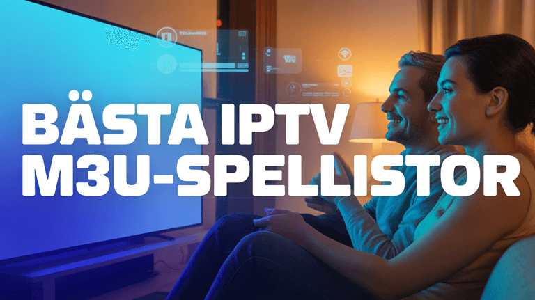 bästa iptv m3u spellistor