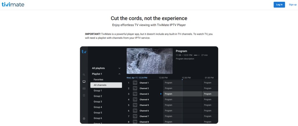 tivimate iptv player